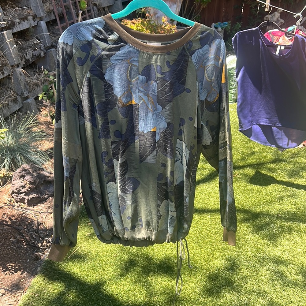 Tiny brand from anthropology floral print shirt